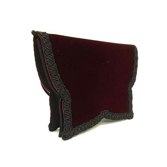 Yvessaint Laurent Yves Saint Laurent Vintage Velour Crossbody - Picture 2 of 9